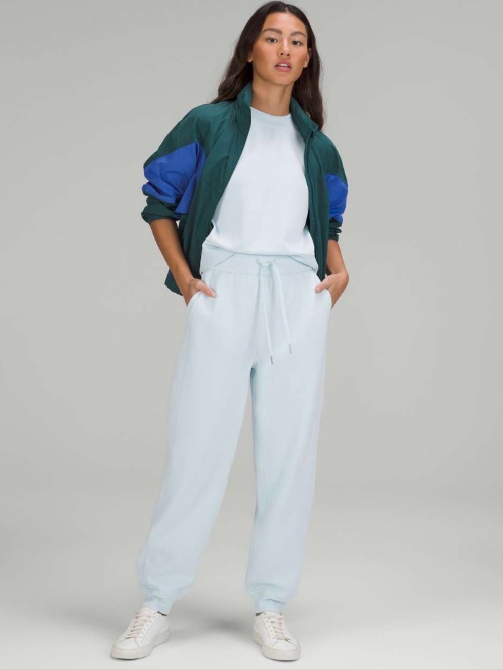 Lululemon Scuba Relaxed-Fit High-Rise Jogger Powder Blue Size 6 27” Inseam NWOT